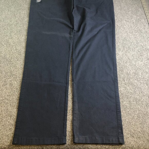 Roundtree Yorke Chino Pants Mens 40x36 Navy Blue Straight Fit Stretch Tallman - Picture 5 of 14